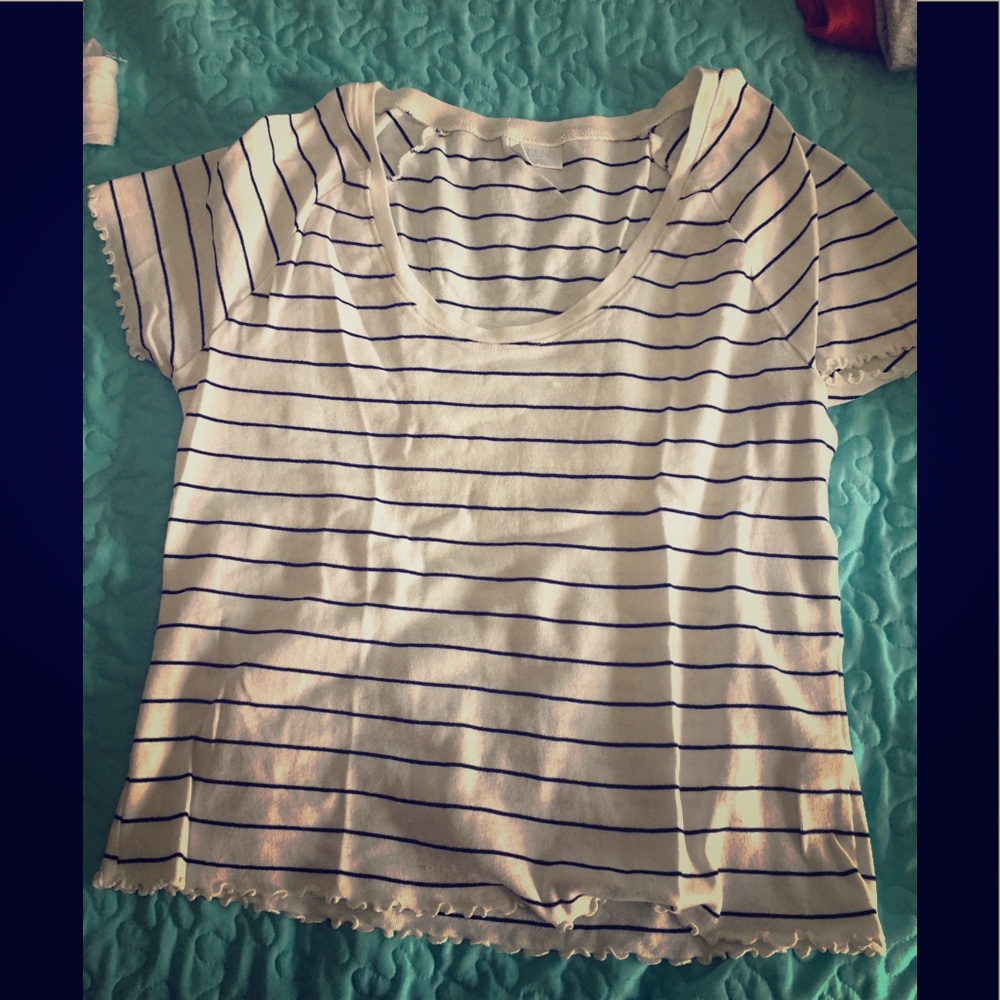 Striped crop top